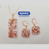 Conjunto Corazones Dorados